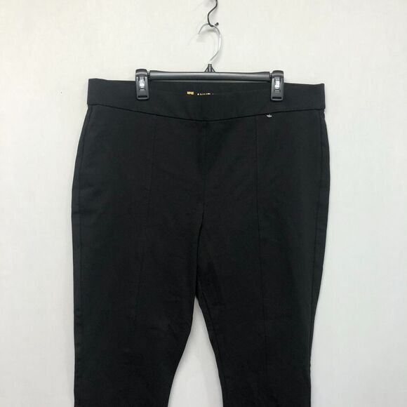 AK Anne Klein Women Pull On Tummy Control Ponte Pants Size XXL 2XL Black M191 16 - Picture 12 of 16